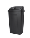 Mainstays 13 Gallon Trash Can, Plastic Swing Top Kitchen Garbage Trash Can, Black, 12.5" L x 16.35" W x 28.23' H EasyOptionXY LLC