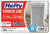 Hefty 13.3 Gallon Trash Can, Plastic Touch Top Kitchen Trash Can, Grey EasyOptionXY LLC