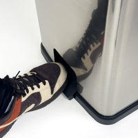 Mainstays 13.2 Gallon Trash Can, Plastic Rectangular Step Kitchen Trash Can, Silver EasyOptionXY LLC