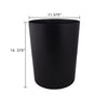 Mainstays 5 Gallon Trash Can, Plastic Office Trash Can, Black Matte EasyOptionXY LLC