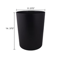Mainstays 5 Gallon Trash Can, Plastic Office Trash Can, Black Matte EasyOptionXY LLC
