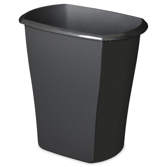 Sterilite 10 Gallon Rectangular Trash Can, Plastic, Kitchen, Black Trash Can EasyOptionXY LLC