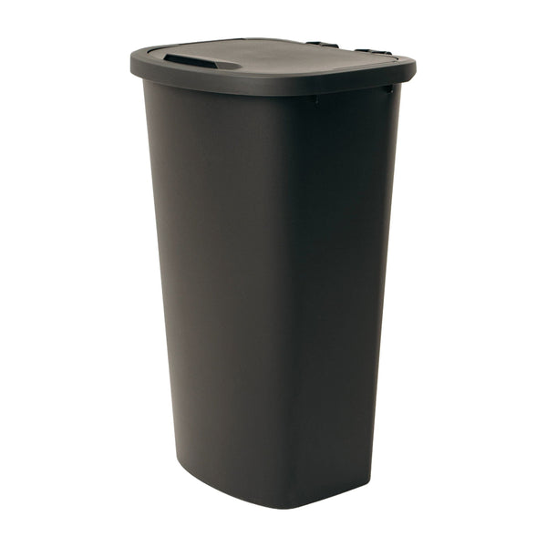 Mainstays 11 Gallon Trash Can, Plastic Lift Top Kitchen Trash Can, Black EasyOptionXY LLC
