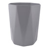 Mainstays 5 Gallon Trash Can, Plastic Office Trash Can, Geometric Silver EasyOptionXY LLC