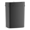 Nine Stars 3.2 Gallon Trash Can, Plastic Touchless Bathroom Trash Can, Black EasyOptionXY LLC