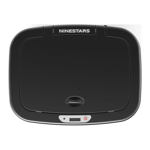 Nine Stars 3.2 Gallon Trash Can, Plastic Touchless Bathroom Trash Can, Black EasyOptionXY LLC