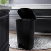 Hefty 12.1 Gallon Trash Can, Plastic Step On Kitchen Trash Can, Black EasyOptionXY LLC