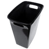 Hefty 8.8 Gallon Trash Can, Plastic Handled Office Trash Can, Black EasyOptionXY LLC