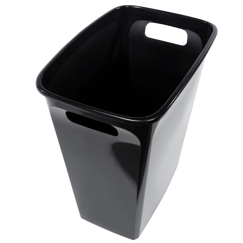 Hefty 8.8 Gallon Trash Can, Plastic Handled Office Trash Can, Black EasyOptionXY LLC
