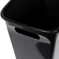 Hefty 8.8 Gallon Trash Can, Plastic Handled Office Trash Can, Black EasyOptionXY LLC