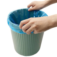 Mainstays 1.64 Gallon Plastic Ribbed Wastebasket, Green EasyOptionXY LLC