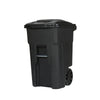 Toter 48-gallon black garbage can with wheels and lid EasyOptionXY LLC