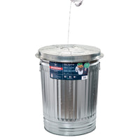 Behrens 31-Gallon Steel Trash Can EasyOptionXY LLC