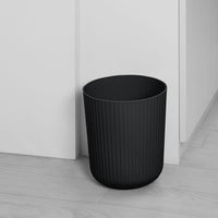 Mainstays 1.64 Gallon Plastic Ribbed Wastebasket, Black EasyOptionXY LLC