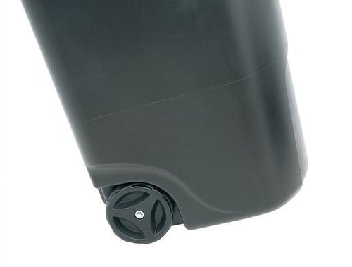 Rubbermaid 50 gal Roughneck Wheeled Plastic Garage Trash Can, Black EasyOptionXY LLC