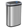 BestOffice 13 Gallon Stainless Steel Touchless Garbage Trash Can with Motion Sensor for Indoor Use(Silver) EasyOptionXY LLC