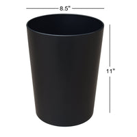 Mainstays Metal Waste Basket, Black EasyOptionXY LLC