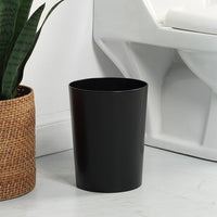 Mainstays Metal Waste Basket, Black EasyOptionXY LLC