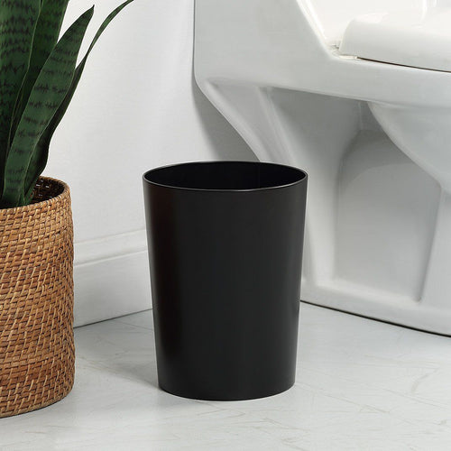 Mainstays Metal Waste Basket, Black EasyOptionXY LLC