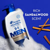 Head and Shoulders Mens 2 in 1 Dandruff Shampoo and Conditioner; Sandalwood; 28.2 oz EasyOptionXY LLC