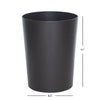 Bronze Metal Bathroom Wastebasket, Mainstays 2.2 gal EasyOptionXY LLC