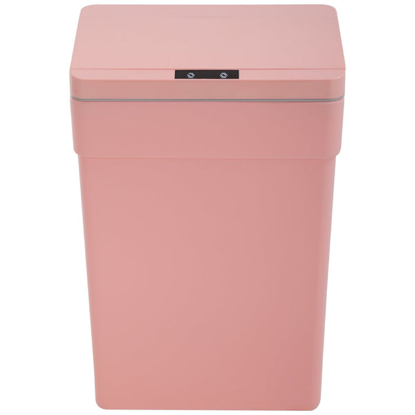 BestOffice 13 gallon Automatic Plastic Trash Can with Lid, Touch Free with Motion Sensor for Indoor Use(Pink) EasyOptionXY LLC