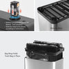 Silver Automatic Trash Can, Kitchen, Office, Bedroom Touchless Motion Sensor Trash Can Stainless Steel with Lid - 16 Gallon EasyOptionXY LLC