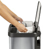 Glad 20 Gallon Stainless Steel Step on Kitchen Trash Can EasyOptionXY LLC