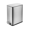 Qualiazero 2.6 Gallon Trash Can, Stainless Steel Step On Bathroom Trash Can, Silver EasyOptionXY LLC