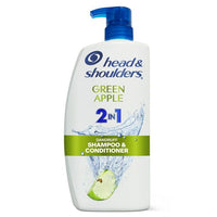 Head and Shoulders 2 in 1 Dandruff Shampoo and Conditioner; Green Apple; 28.2 oz EasyOptionXY LLC