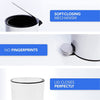 Bamodi Mini Step Trash Can 0.8 Gallons White - Soft-Closing System - Small Lidded Trash - Removable Inner Bucket EasyOptionXY LLC