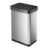 EKO Essentials 13.2 Gallon/50 Liter Horizon Lite Stainless Steel Sensor Trash Can EasyOptionXY LLC
