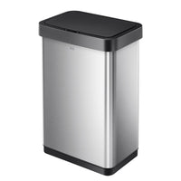 EKO Essentials 13.2 Gallon/50 Liter Horizon Lite Stainless Steel Sensor Trash Can EasyOptionXY LLC