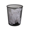 Mind Reader Mesh Trash Can, 16.65L (4.4 gal), Waste Paper Basket, Round, Office, Metal, Black EasyOptionXY LLC