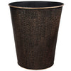 Wastebasket for Bedroom, Bathroom, Trash Can 6 Liters, Bronze, Stainless Steel EasyOptionXY LLC