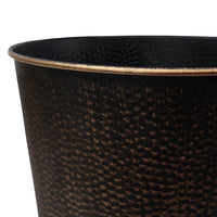 Wastebasket for Bedroom, Bathroom, Trash Can 6 Liters, Bronze, Stainless Steel EasyOptionXY LLC
