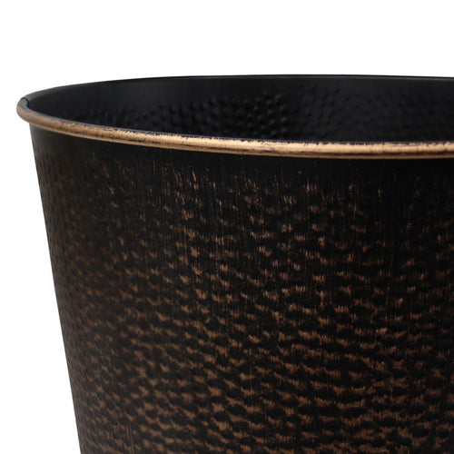 Wastebasket for Bedroom, Bathroom, Trash Can 6 Liters, Bronze, Stainless Steel EasyOptionXY LLC