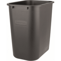 Rubbermaid 7 gal Plastic Office Trash Can, Black EasyOptionXY LLC