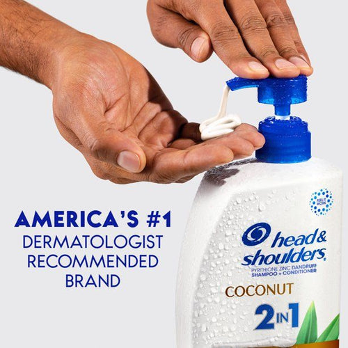 Head & Shoulders 2 in 1 Dandruff Shampoo and Conditioner; Coconut; 28.2 oz EasyOptionXY LLC
