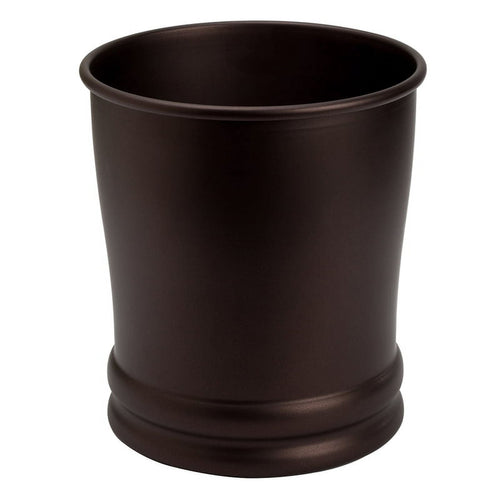 iDesign Olivia Steel Wastebasket Trash Can, Bronze EasyOptionXY LLC
