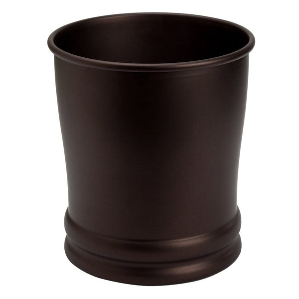 iDesign Olivia Steel Wastebasket Trash Can, Bronze EasyOptionXY LLC