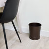 iDesign Olivia Steel Wastebasket Trash Can, Bronze EasyOptionXY LLC
