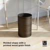 Umbra 4.75 gal Treela Plastic Open Top Bathroom Trash Can, Barnwood EasyOptionXY LLC