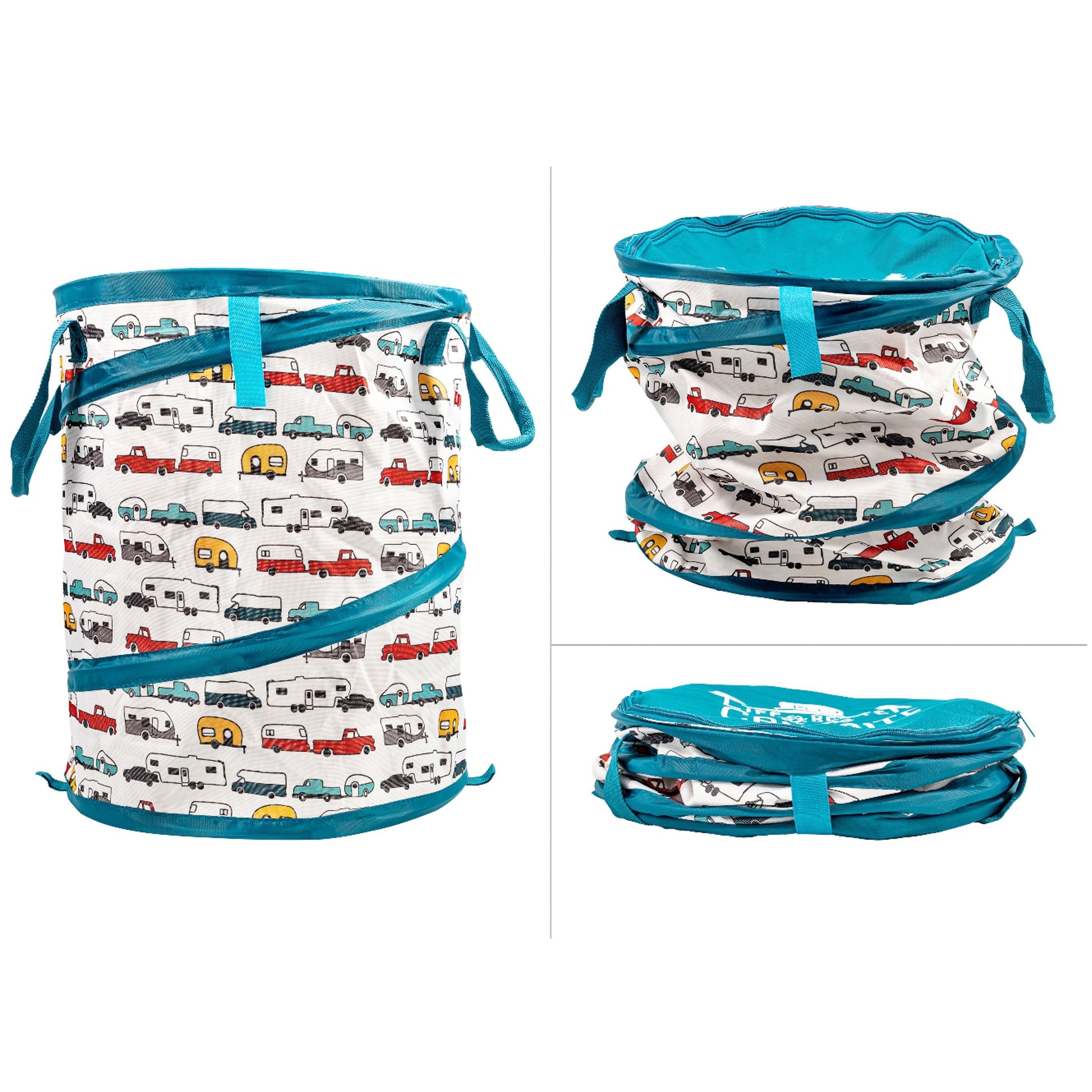 Camco Life is Better at the Campsite Pop-Up Container - PVC, Unique RV Pattern (42989) EasyOptionXY LLC