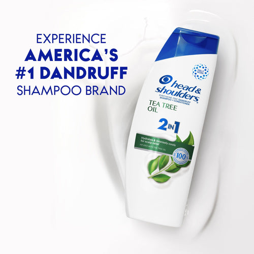 Head and Shoulders 2 in 1 Dandruff Shampoo and Conditioner; Tea Tree Oil; 12.5 oz EasyOptionXY LLC