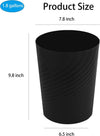 Small Trash Can 1.8 Gallon Wastebasket Recycling Bin for Bathroom Bedroom Office Kitchen,Black,F166804 EasyOptionXY LLC