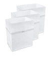 Clean Cubes 13 Gallon Disposable Trash Cans (3-Pack / Reusable / White) EasyOptionXY LLC