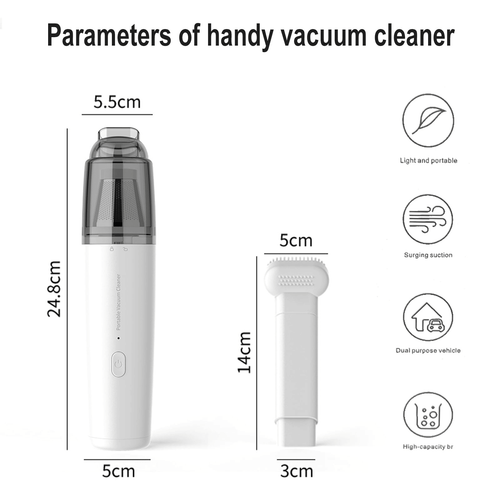Home Handheld Vacuum, Cordless 13000 Pa Portable Mini Car Vacuum Cleaner, Rechargeable Vacuum Cleaner for Car Home and Office Cleaning EasyOptionXY LLC