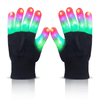 Children LED Finger Gloves, LED Light Up Cool Gloves Colorful Glow Flashing Novelty Gloves for Kids Boys and Girls Christmas Birthday Party Favors Gifts (1 Pair) EasyOptionXY LLC