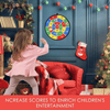 Syenll Dart Board for Kids, Dart Board Set with 16 Balls, 28.7 inch Play Game Toys Christmas Birthday Gift for Boys Girls EasyOptionXY LLC